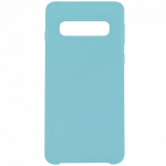 Чехол-накладка Galaxy S10 Silicone Cover Light Blue