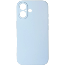 Чехол iPhone 16 Silicone Case 360 light blue