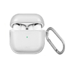 Чехол Airpods 3 Uniq Lino Silicone Case Carabin Clear